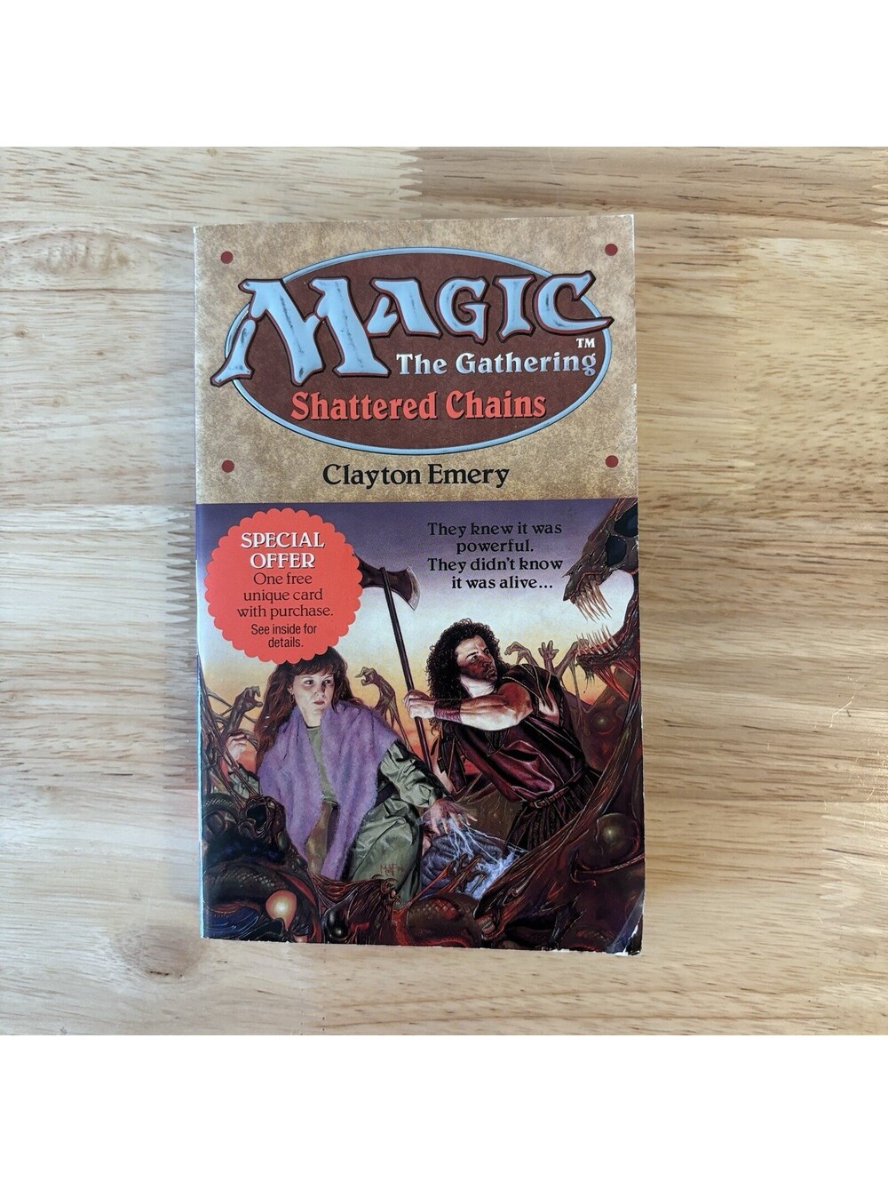 1995 Magic the Gathering Shattered Chains 1st Printing Paperback Book